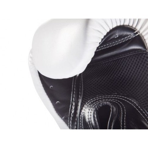 Fairtex Rękawice Bokserskie ze skóry naturalnej BGV1 Breathable Białe
