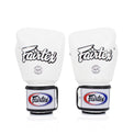 Fairtex Rękawice Bokserskie ze skóry naturalnej BGV1 Breathable Białe