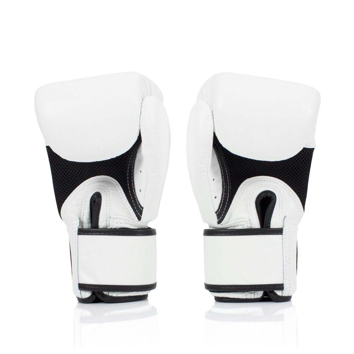 Fairtex Rękawice Bokserskie ze skóry naturalnej BGV1 Breathable Białe