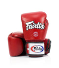Fairtex Rękawice Bokserskie ze skóry naturalnej BGV1 Breathable Czerwone