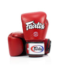 Fairtex Rękawice Bokserskie ze skóry naturalnej BGV1 Breathable Czerwone