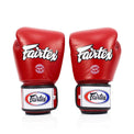 Fairtex Rękawice Bokserskie ze skóry naturalnej BGV1 Breathable Czerwone