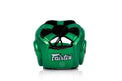 Fairtex Kask Bokserski Sparingowy HG17 z Ochroną Nosa Zielony