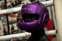 Fairtex Kask Bokserski Sparingowy HG17 z Ochroną Nosa Fioletowy