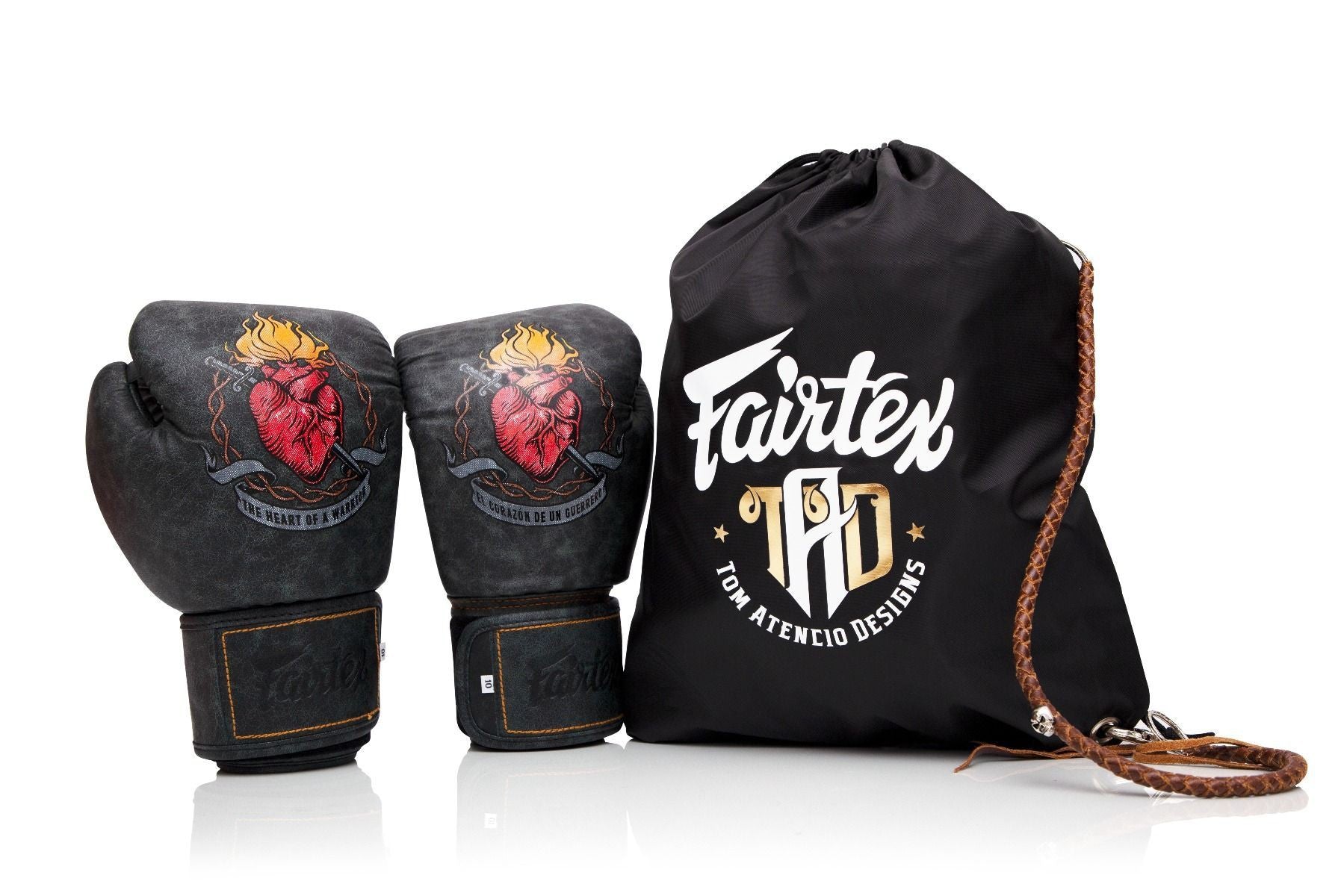 Fairtex Rękawice Bokserskie ze skóry naturalnej BGV "Heart of Warrior"