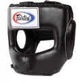 Fairtex Kask Bokserski HG4 z Ochroną Nosa Czarny