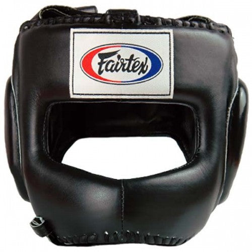 Fairtex Kask Bokserski HG4 z Ochroną Nosa Czarny