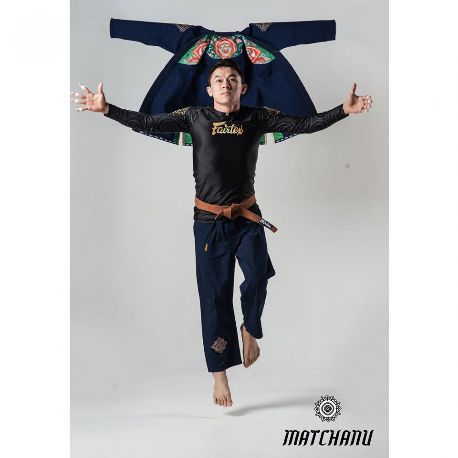 Fairtex Kimono/Gi BJJ Męskie Matchanu Niebieskie
