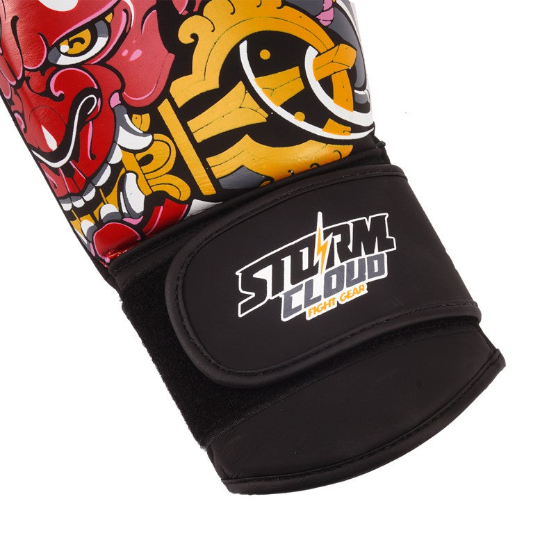 StormCloud Rękawice bokserskie ze skóry naturalnej Boxing Pro Daisho ONI