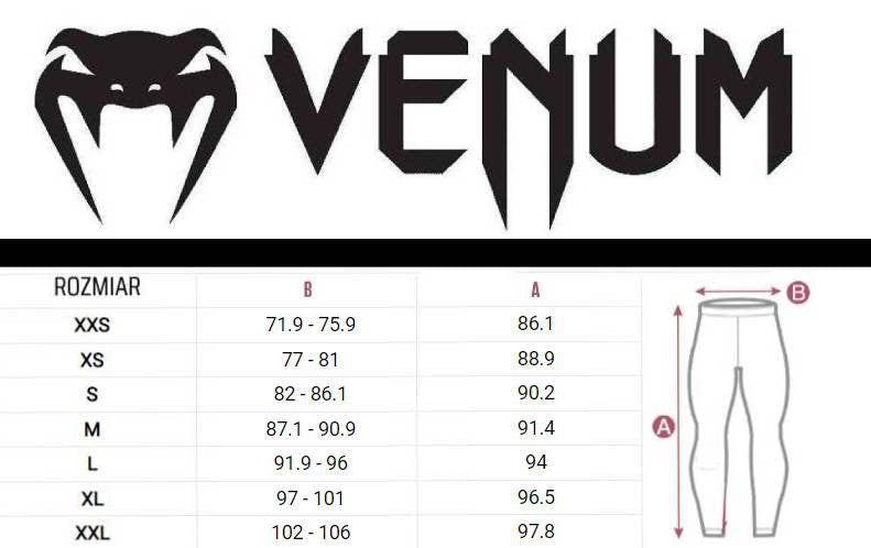 Venum Leginsy Electron 3.0 Czarne