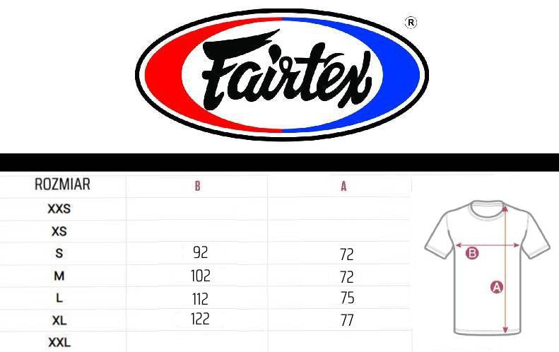 Fairtex T-shirt TS4 Czarny