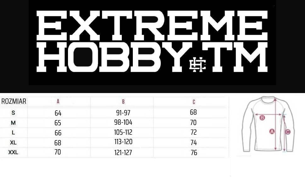 Extreme Hobby Rashguard Męski Długi Rękaw Havoc Niebieski