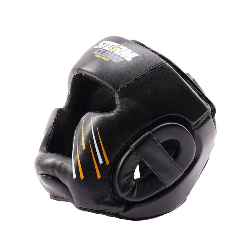 StormCloud Kask Bokserski StarFall Czarno-Żółty