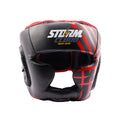 StormCloud Kask Bokserski Lynx Czarno-Czerwony
