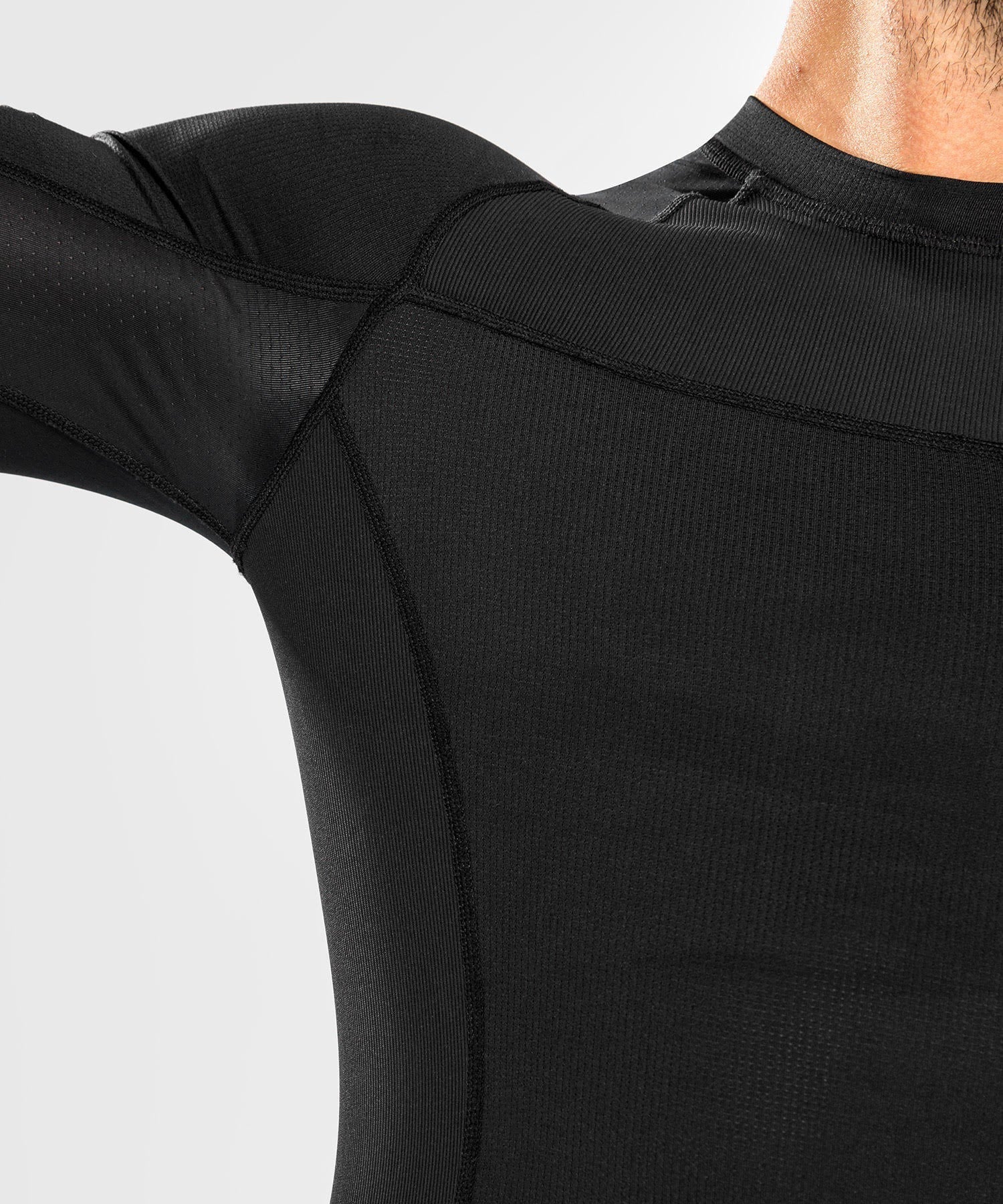 Venum Rashguard Męski G-Fit AIR Krótki rękaw Czarny