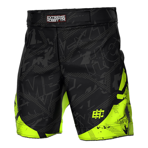 Extreme Hobby Spodenki MMA Dziecięce NEO Limonka
