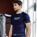 Ground Game Rashguard Męski krótki rękaw Skin Navy
