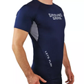 Ground Game Rashguard Męski krótki rękaw Skin Navy