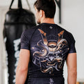 Ground Game Rashguard Męski krótki rękaw ONI Samuraj