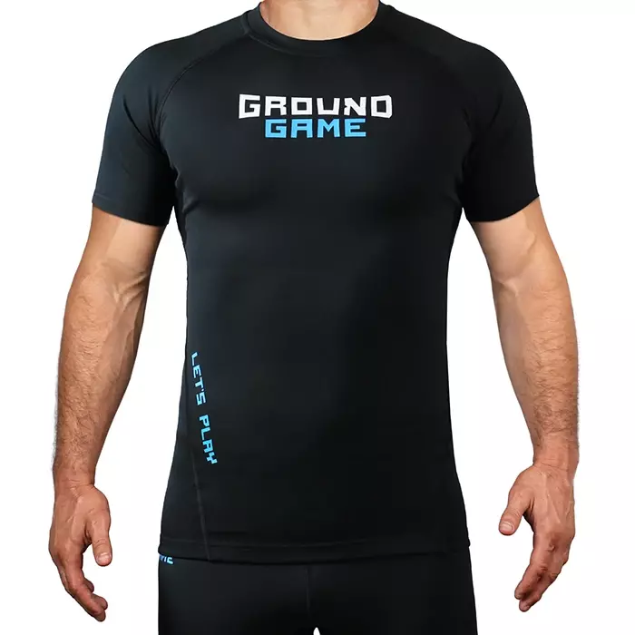 Ground Game Rashguard Męski krótki rękaw Athletic Classic