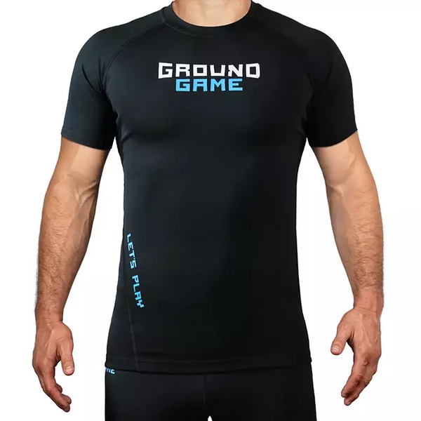 Ground Game Rashguard Męski krótki rękaw Athletic Classic