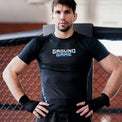 Ground Game Rashguard Męski krótki rękaw Athletic Classic