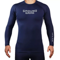 Ground Game Rashguard Męski długi rękaw Skin Navy