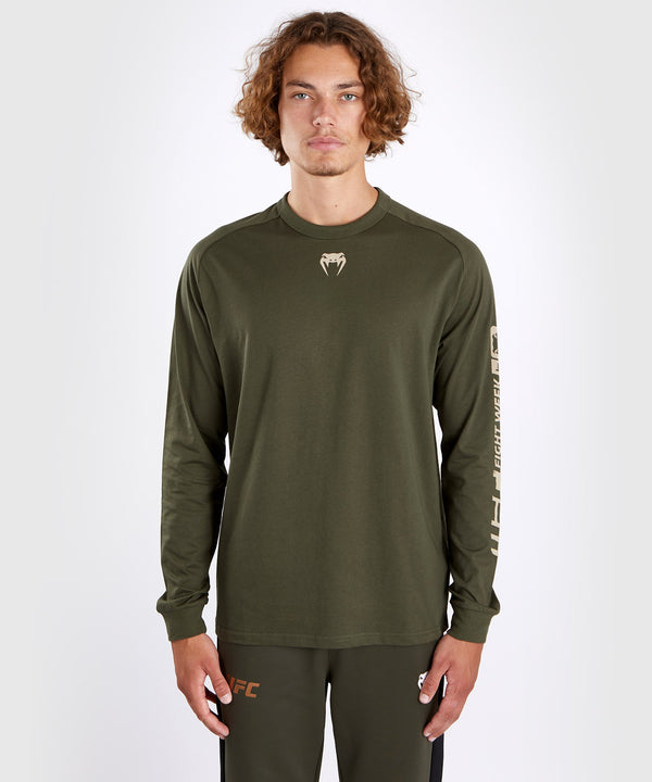 Venum UFC Authentic Fight Week 3.0 Longsleeve Adrenaline  Khaki