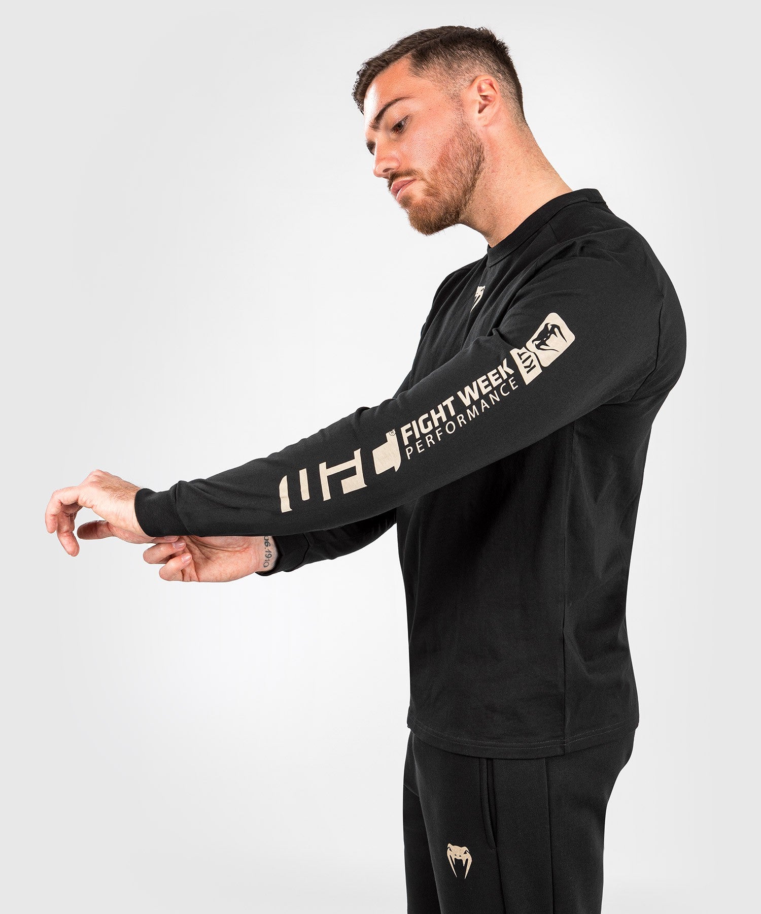 Venum UFC Authentic Fight Week 3.0 Longsleeve Adrenaline Czarny