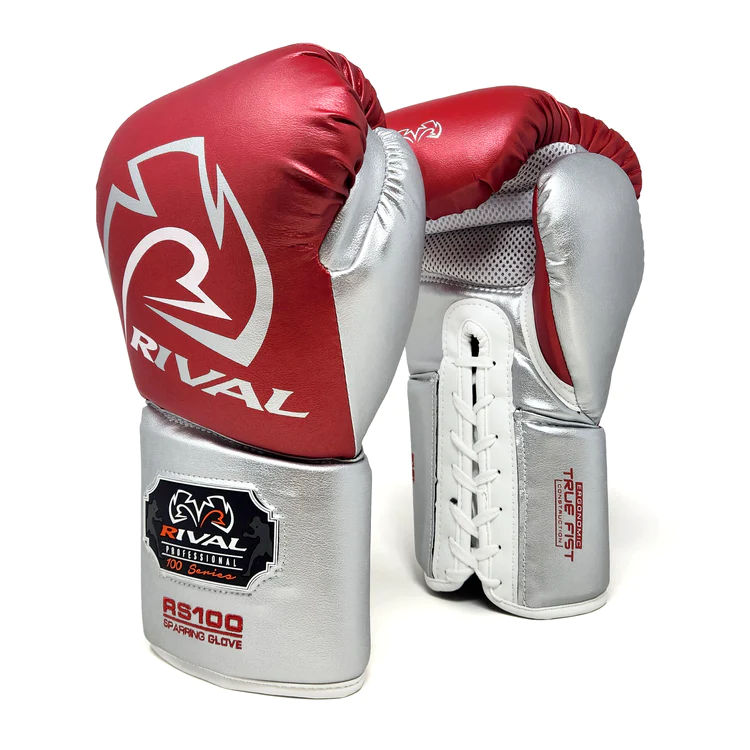 Rival Rękawice bokserskie sparingowe RS100 Professional Czerwone
