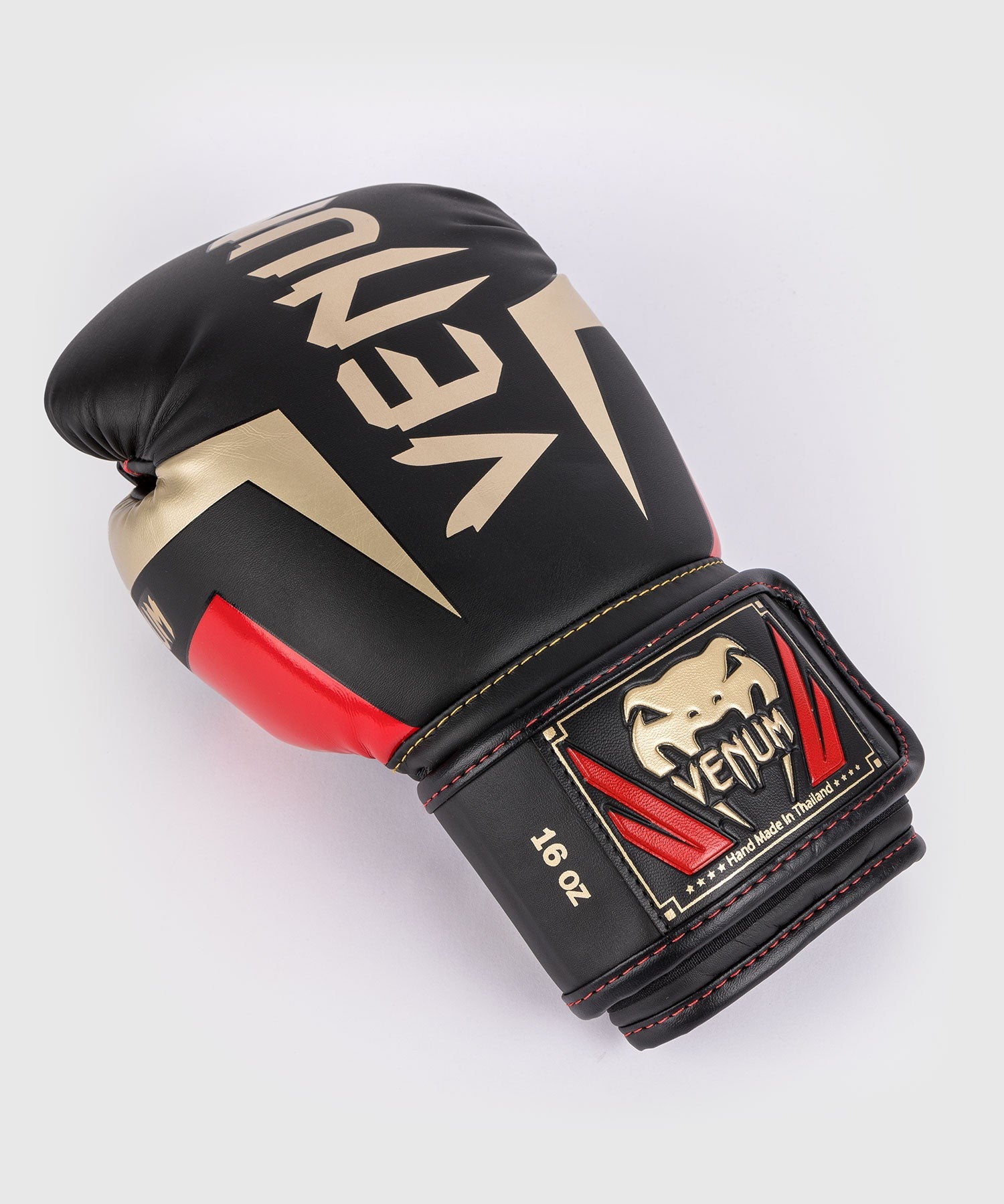 Venum Rękawice bokserskie Elite Black/Gold/Red