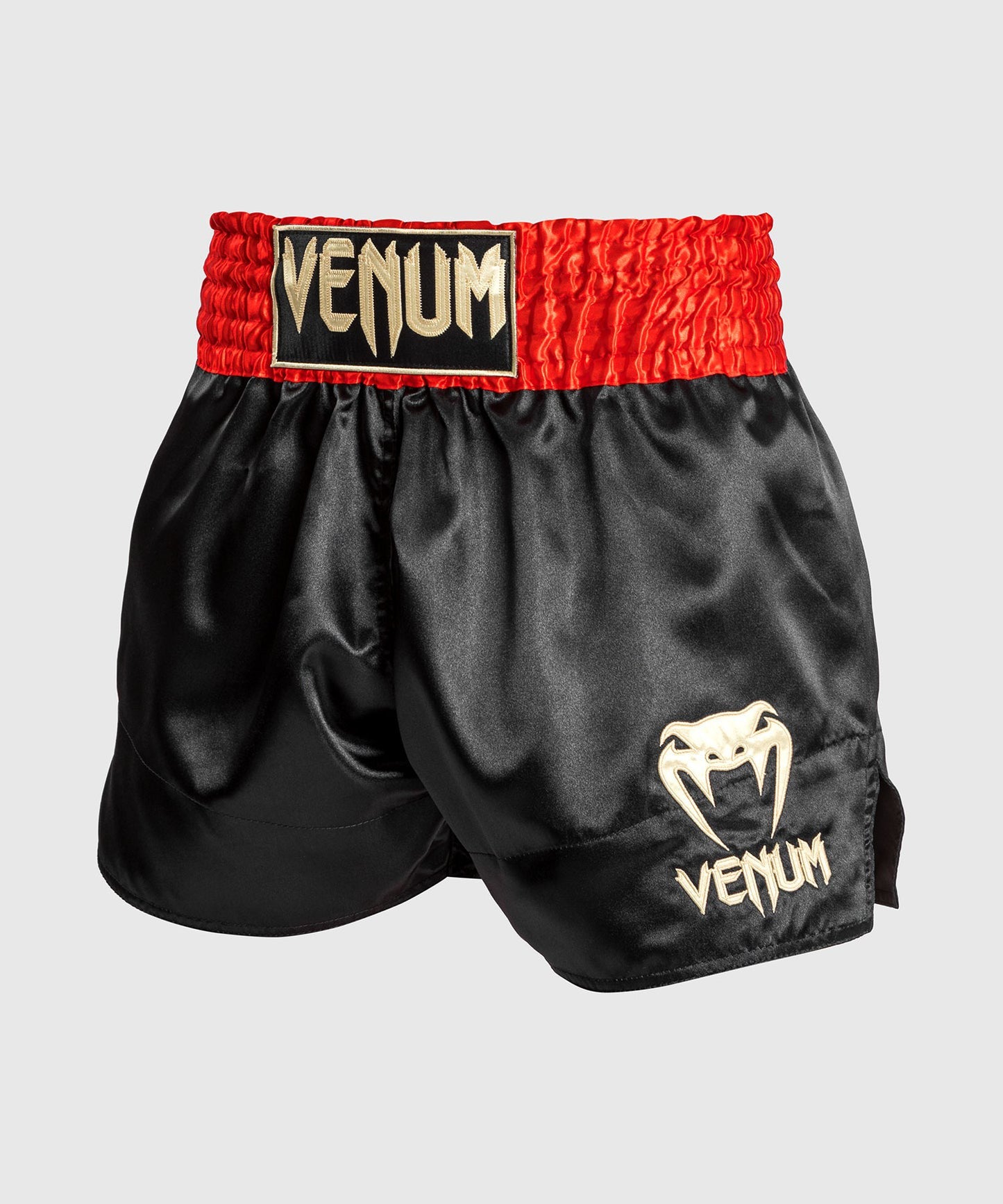 Venum Spodenki Muay Thai Classic Czarne/Czerwone/Złote