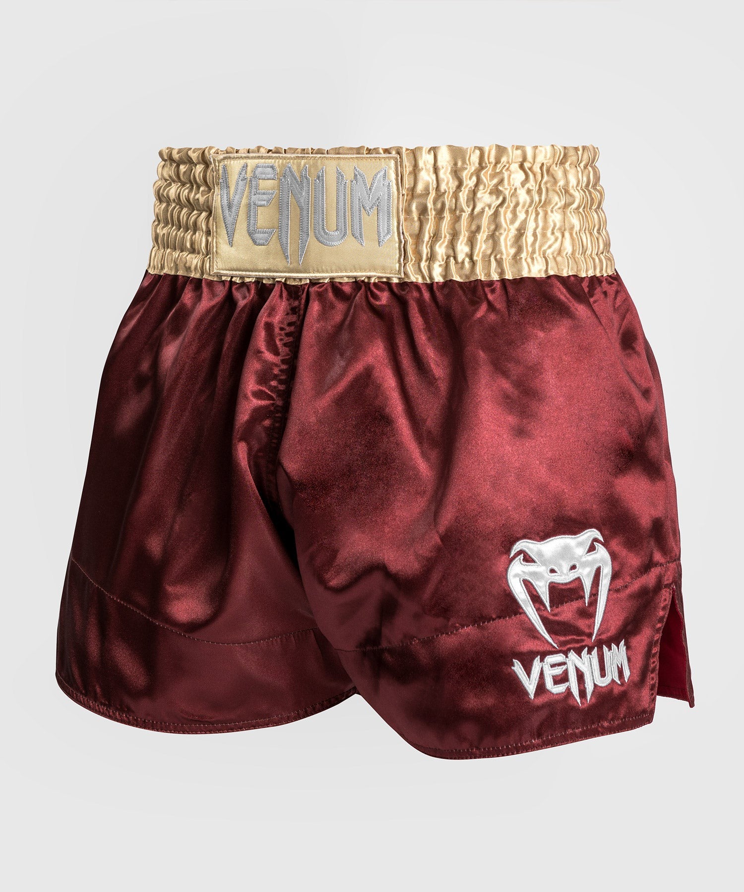 Venum Spodenki Muay Thai Classic Burgundowe/Złote/Białe