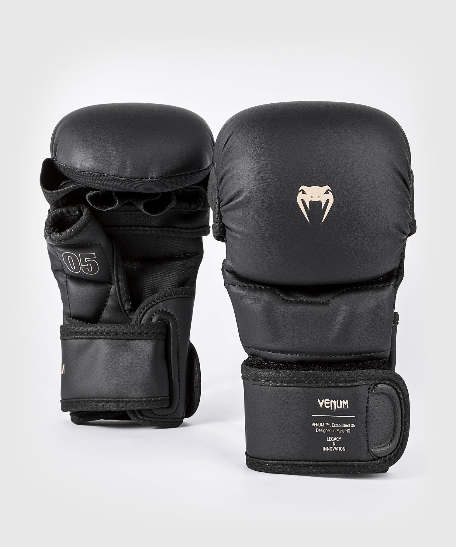 Venum Rękawice sparingowe do MMA Impact Evo Black/Black