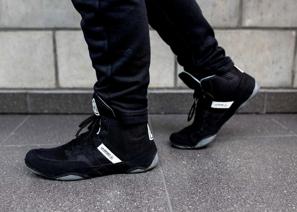 La Sport Buty Zapaśnicze Czarne