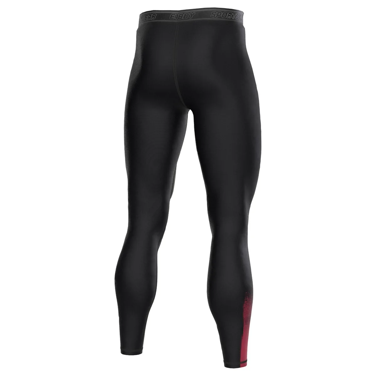 Extreme Hobby Legginsy Męskie BADGE CZARNY