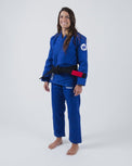 KiNGZ Kimono/Gi BJJ Damskie Classic 3.0 Niebieskie