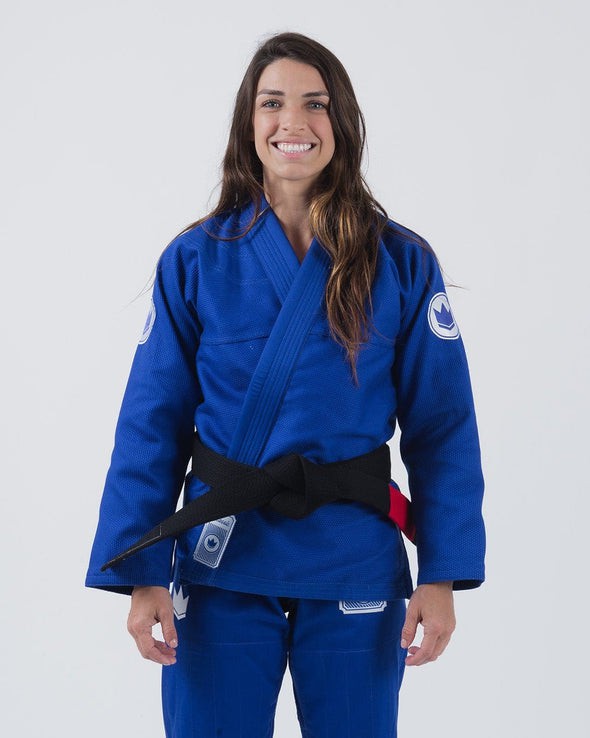 KiNGZ Kimono/Gi BJJ Damskie Classic 3.0 Niebieskie