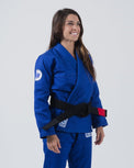 KiNGZ Kimono/Gi BJJ Damskie Classic 3.0 Niebieskie