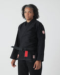 KiNGZ Kimono/Gi BJJ Damskie The One Czarne/Rose z białym pasem w komplecie