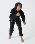 KiNGZ Kimono/Gi BJJ Damskie The One Czarne/Rose z białym pasem w komplecie