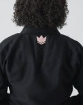 KiNGZ Kimono/Gi BJJ Damskie The One Czarne/Rose z białym pasem w komplecie