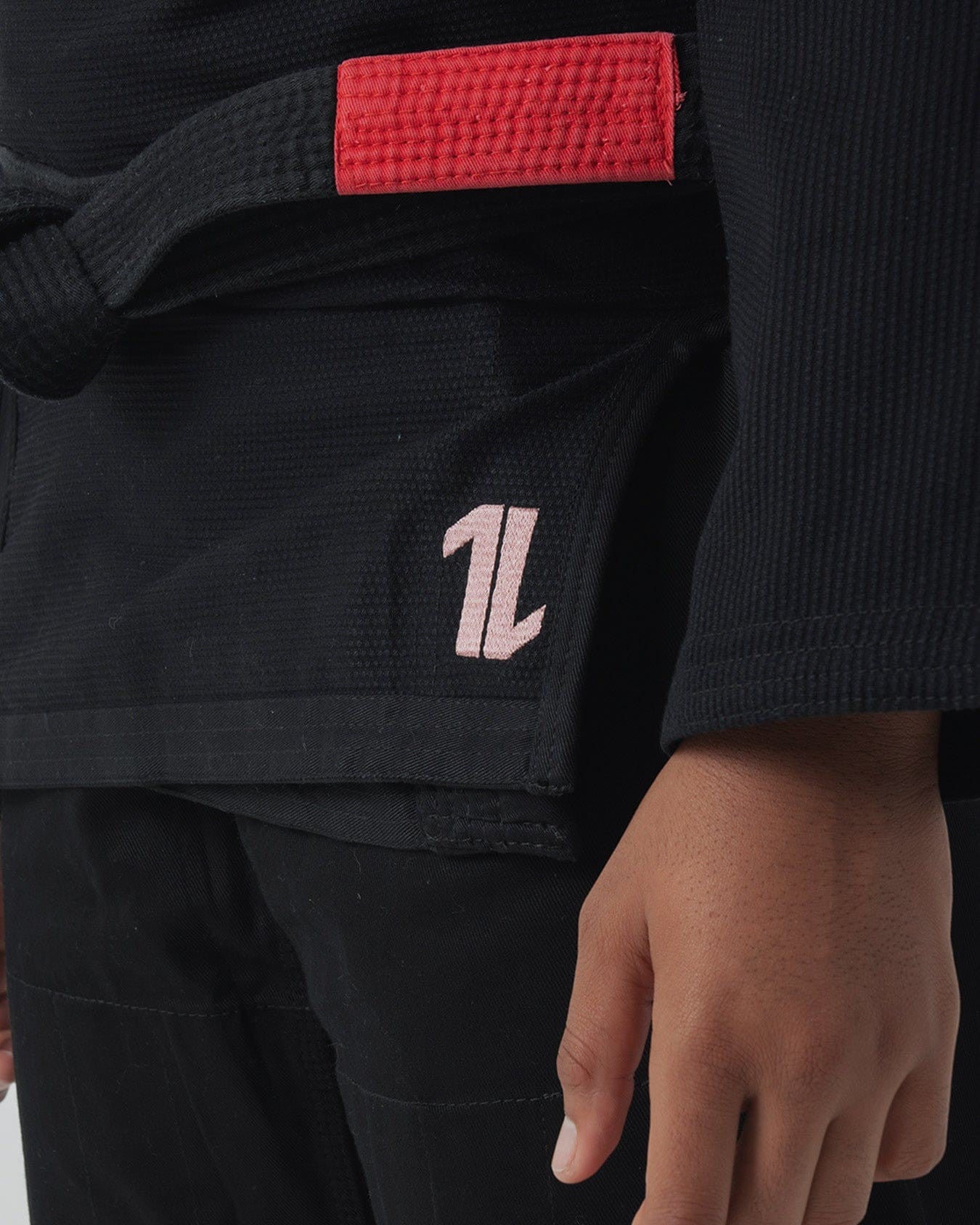 KiNGZ Kimono/Gi BJJ Damskie The One Czarne/Rose z białym pasem w komplecie