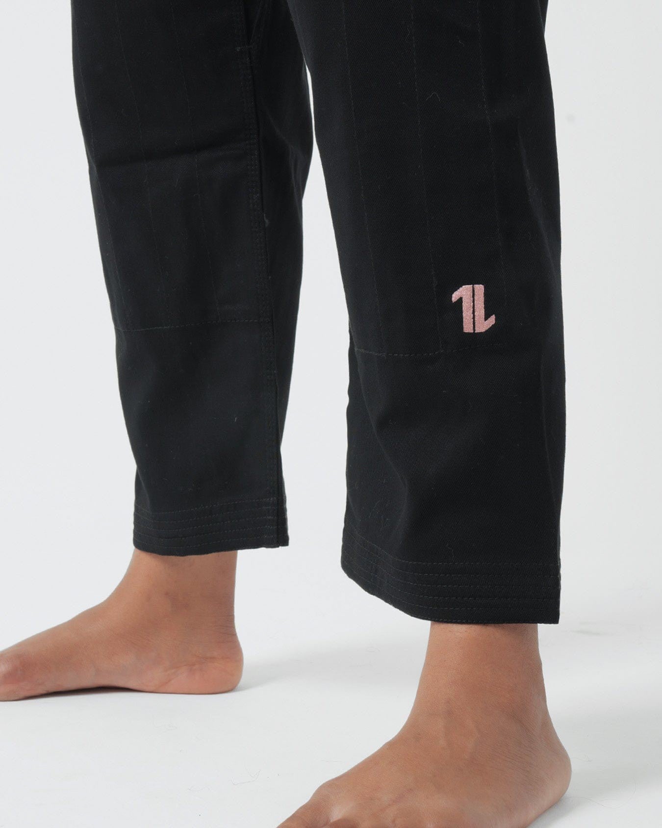 KiNGZ Kimono/Gi BJJ Damskie The One Czarne/Rose z białym pasem w komplecie