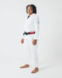KiNGZ Kimono/Gi BJJ Damskie The One SkyBlue z białym pasem w komplecie