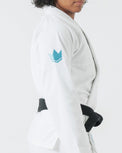 KiNGZ Kimono/Gi BJJ Damskie The One SkyBlue z białym pasem w komplecie
