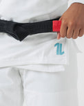 KiNGZ Kimono/Gi BJJ Damskie The One SkyBlue z białym pasem w komplecie