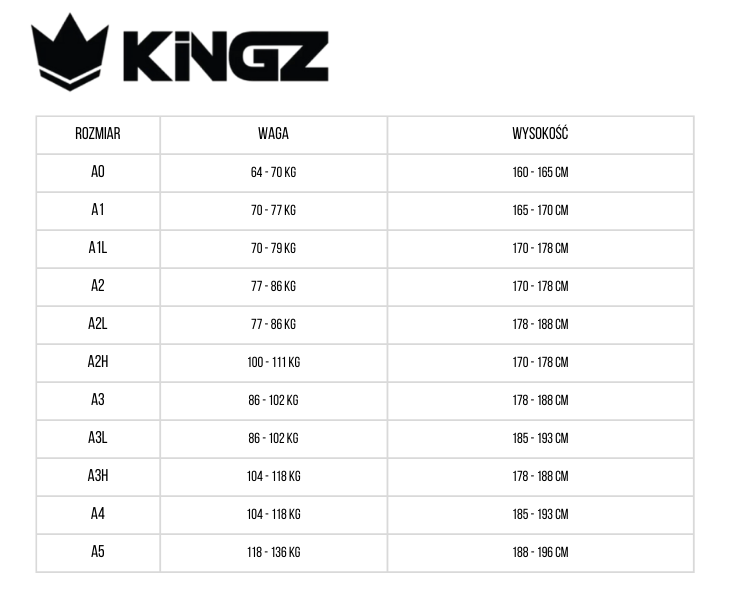 KiNGZ Kimono/Gi BJJ Męskie The One Niebieskie + biały pas w komplecie