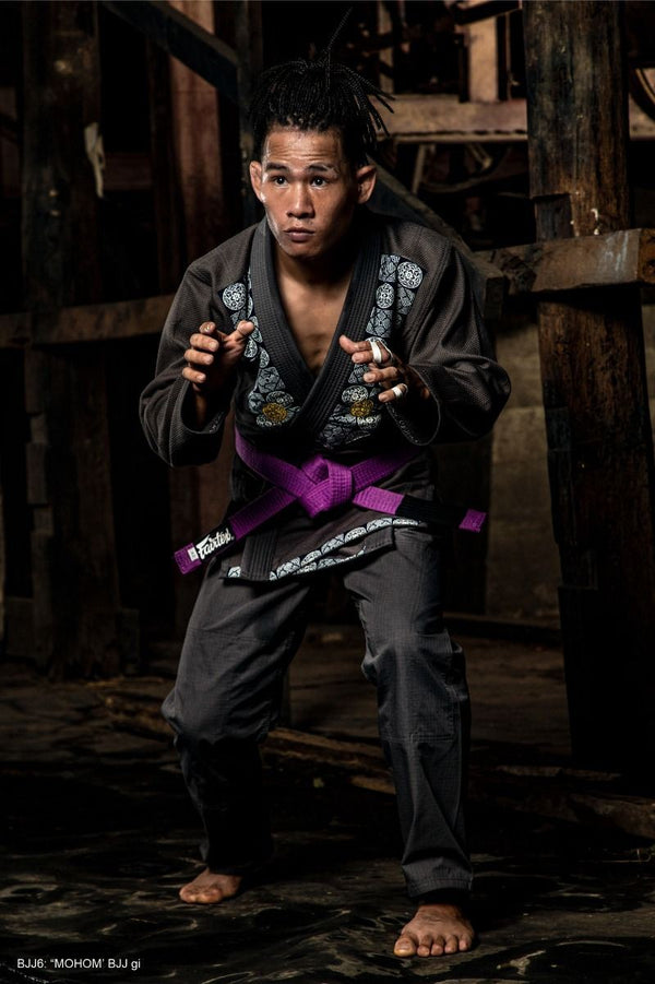 Fairtex Kimono/Gi Premium do BJJ Męskie MOHOM Szare
