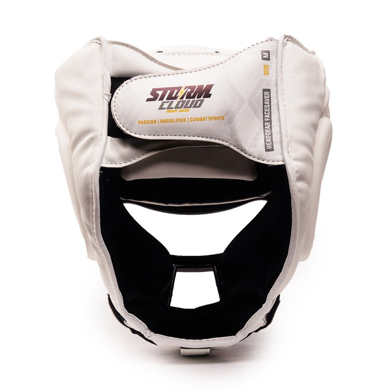 StormCloud Kask Bokserski HG1 z kratką Biały